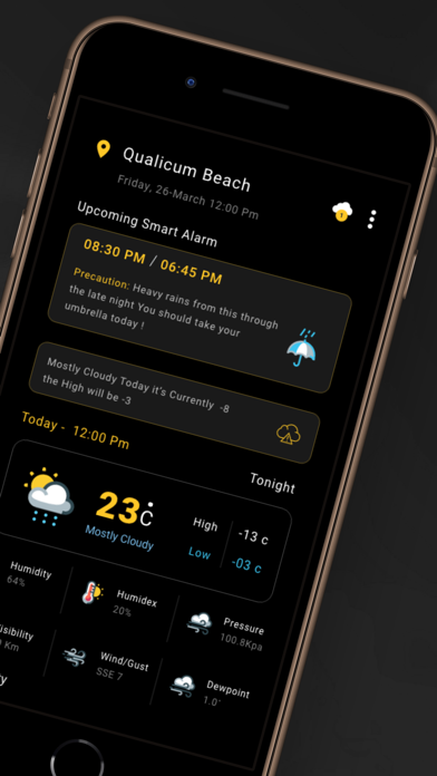 Capturas de pantalla de AI Weather with Smart Alarm