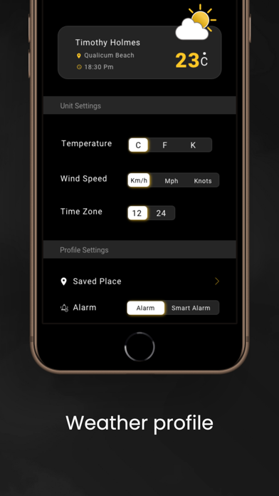 Capturas de pantalla de AI Weather with Smart Alarm