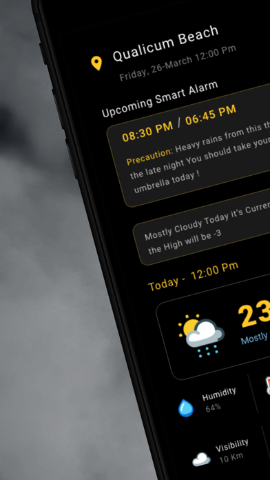 Capturas de pantalla de AI Weather with Smart Alarm