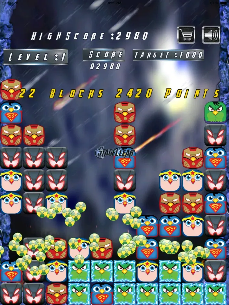 Super Hero Birds - Age Of Ultron iPad  سکرین شاٹس