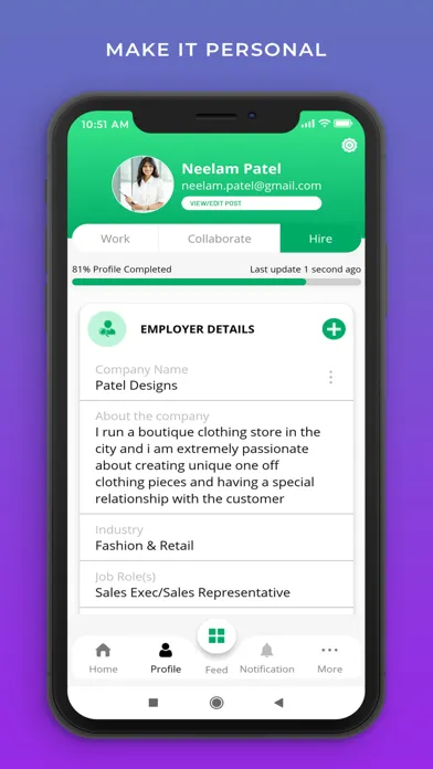 Jawbster: Work, Hire or Collab سکرین شاٹس