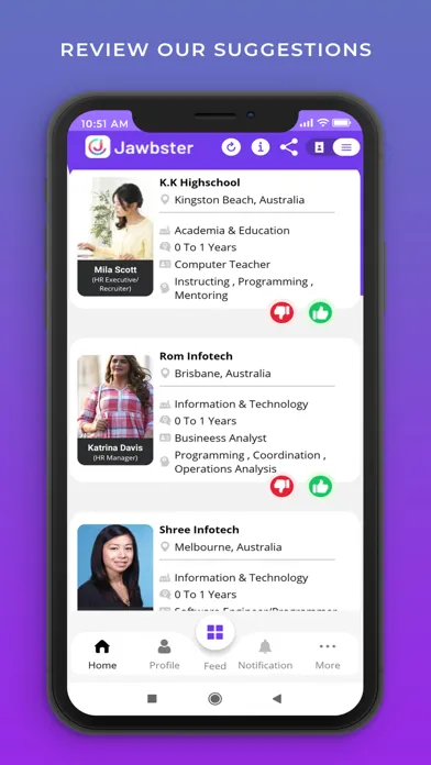 Jawbster: Work, Hire or Collab سکرین شاٹس
