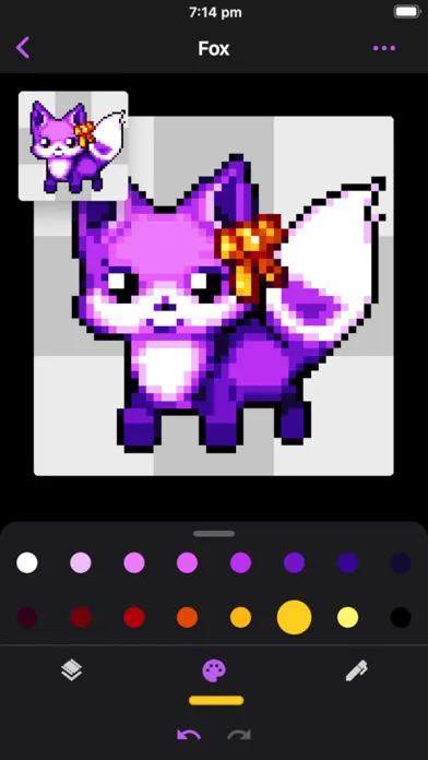 Zrzuty ekranu Pixel Brush: 8 bit hobby gifs