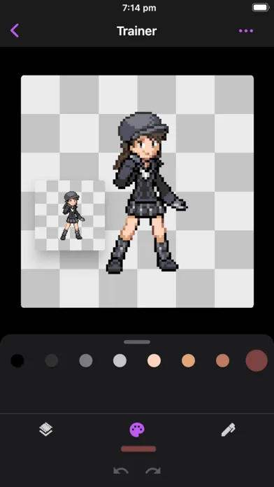 Zrzuty ekranu Pixel Brush: 8 bit hobby gifs