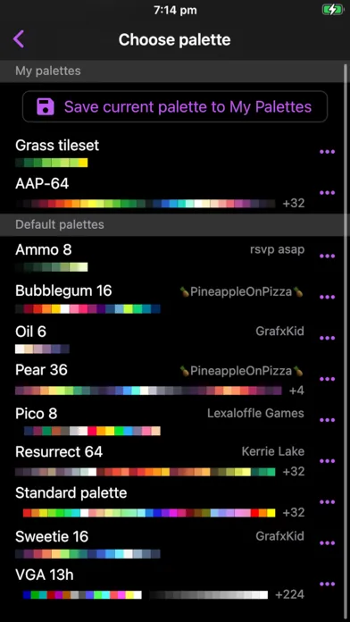 Zrzuty ekranu Pixel Brush: 8 bit hobby gifs