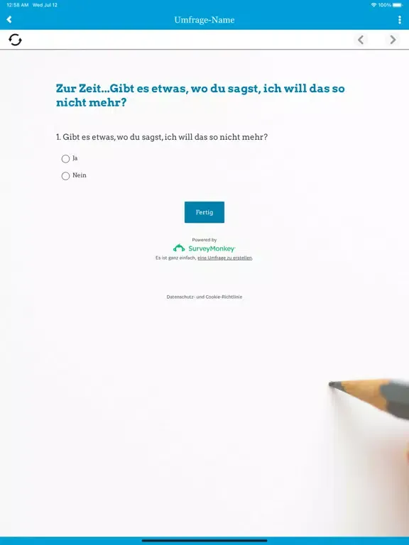 JA, WIR... iPad 應用截圖