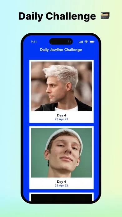 Jawline Exercises and Mewing Screenshots