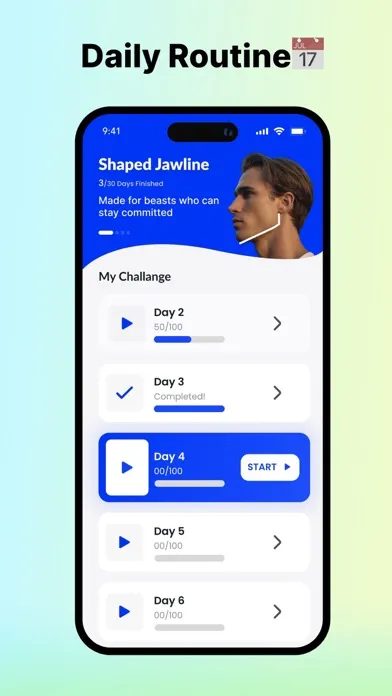 Jawline Exercises and Mewing Screenshots