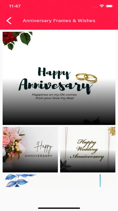 Anniversary Frames & Wishes Screenshots