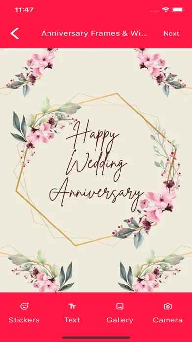 Anniversary Frames & Wishes Screenshots