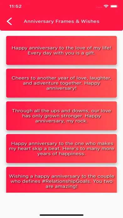 Anniversary Frames & Wishes Screenshots