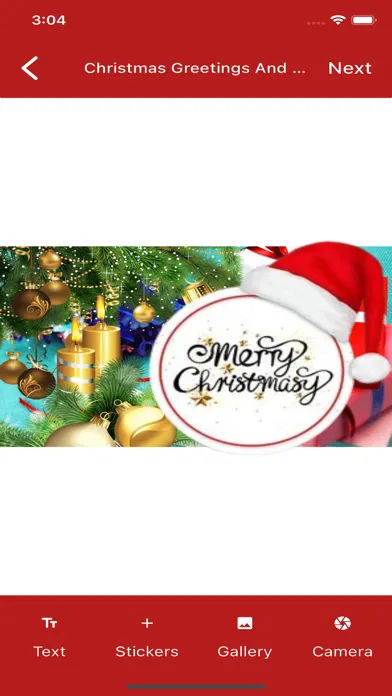 Capturas de tela do Christmas Greetings And Frames
