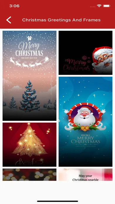 Capturas de tela do Christmas Greetings And Frames