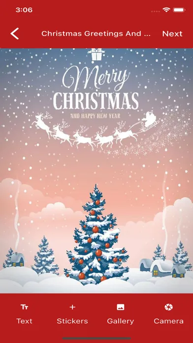 Capturas de tela do Christmas Greetings And Frames
