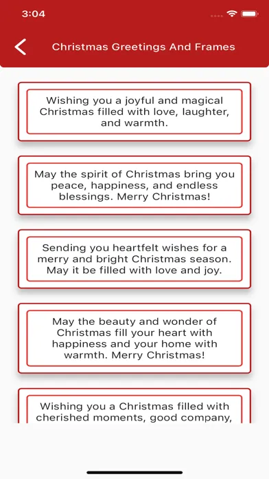 Capturas de tela do Christmas Greetings And Frames