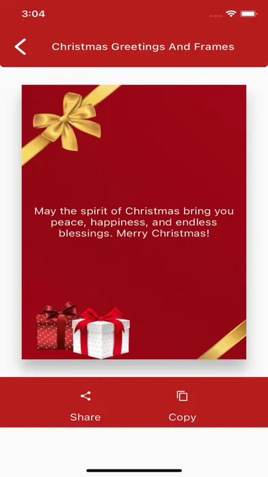 Capturas de tela do Christmas Greetings And Frames