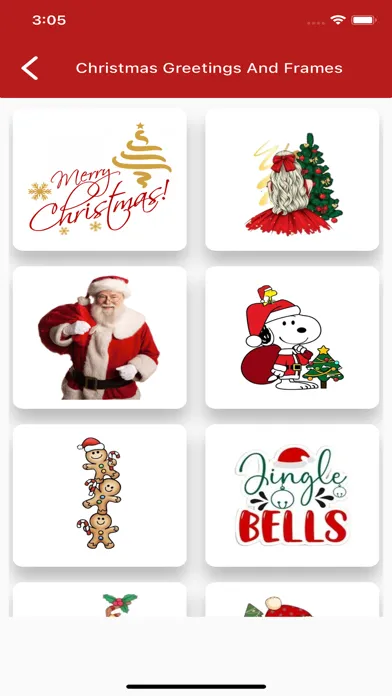 Capturas de tela do Christmas Greetings And Frames