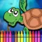 E-Book Ocean Coloring-Paint Aquatic Animals Pages