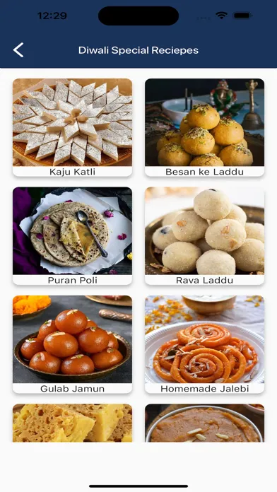 Diwali Greetings & Receipes Screenshots