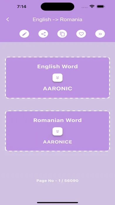 Romanian Dictionary And Puzzle Ekran Görüntüleri