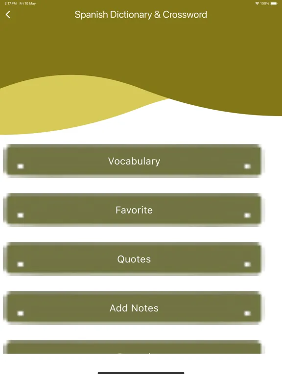 Скриншоты Spanish Dictionary & Crossword iPad 