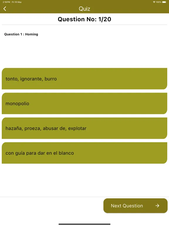 Скриншоты Spanish Dictionary & Crossword iPad 