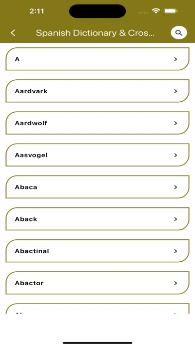 Скриншоты Spanish Dictionary & Crossword