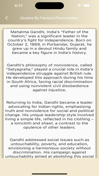Quotes By Famous Personalities Screenshots