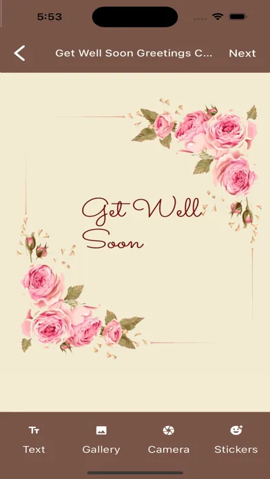 تصاویر Get Well Soon Greetings Card
