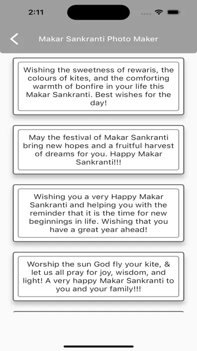 Tangkapan skrin Makar Sankranti Photo Maker