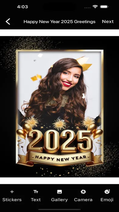 Happy New Year 2025 Greetings应用截图
