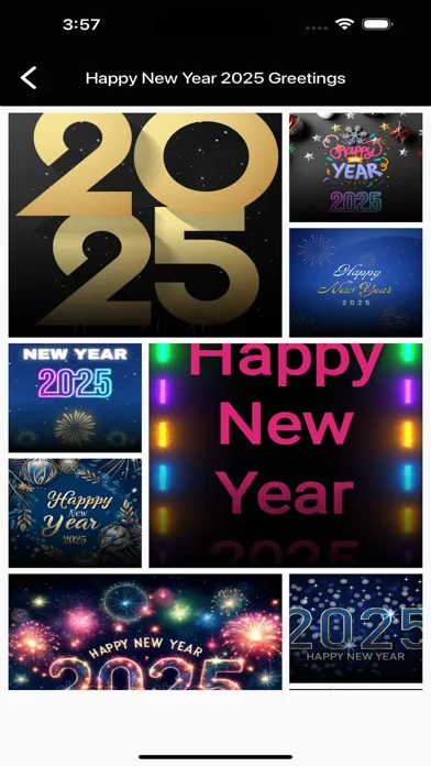 Happy New Year 2025 Greetings应用截图