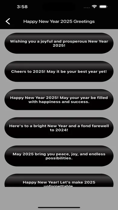 Happy New Year 2025 Greetings应用截图