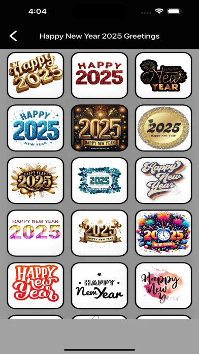 Happy New Year 2025 Greetings应用截图