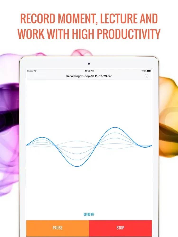 Lecture Timer - Smart Meeting by Voice Controlled iPad  スクリーンショット