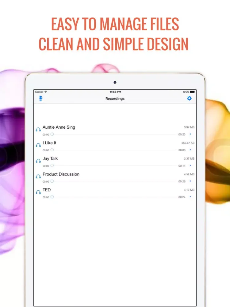 Lecture Timer - Smart Meeting by Voice Controlled iPad  スクリーンショット