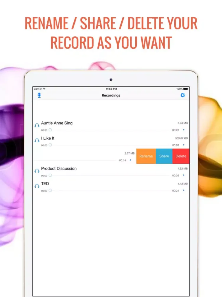 Lecture Timer - Smart Meeting by Voice Controlled iPad  スクリーンショット