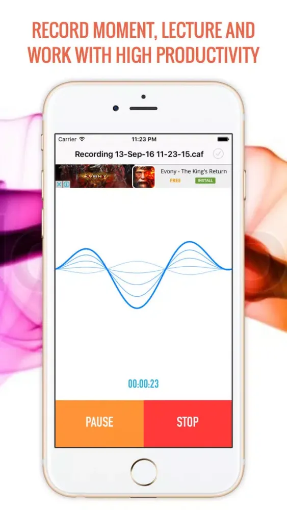 Lecture Timer - Smart Meeting by Voice Controlled スクリーンショット