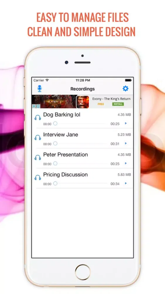 Lecture Timer - Smart Meeting by Voice Controlled スクリーンショット