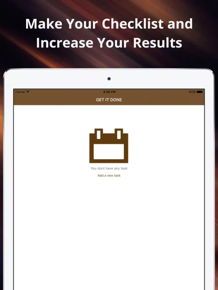 Get it Done - Keep Track Goal for Daily Routine iPad  Screenshots