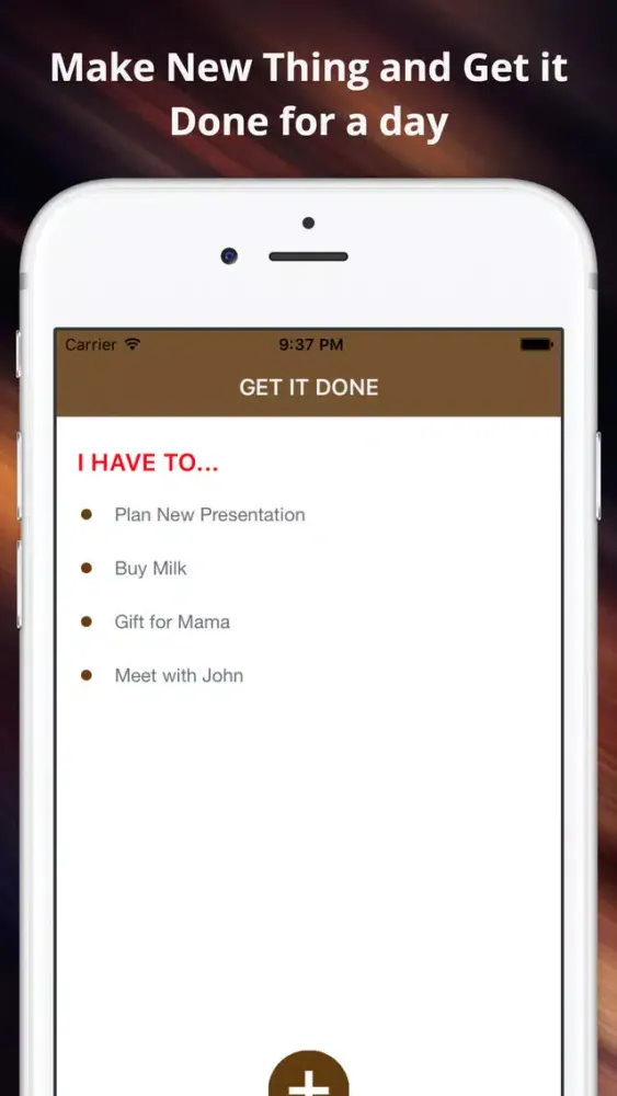 Get it Done - Keep Track Goal for Daily Routine Screenshots