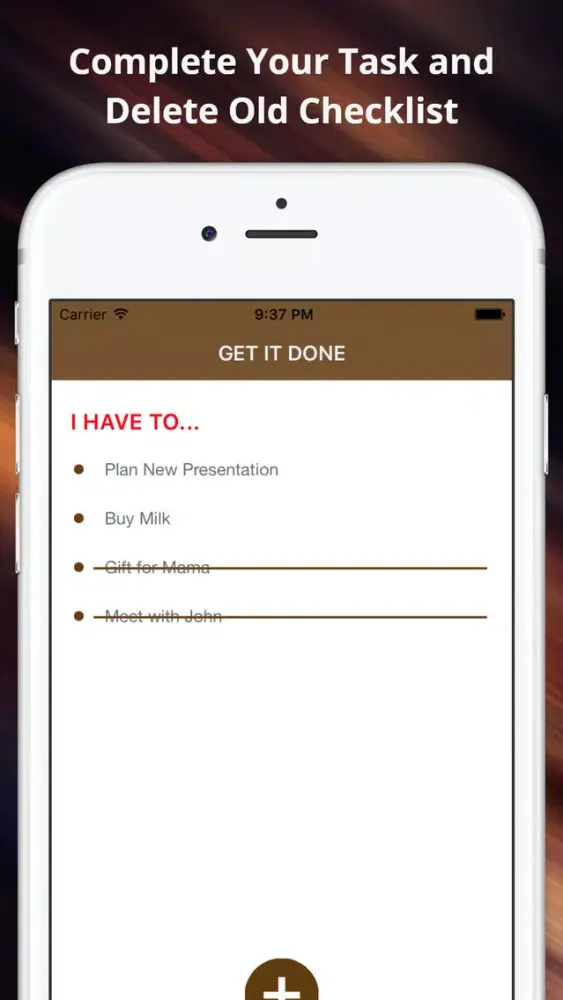 Get it Done - Keep Track Goal for Daily Routine Screenshots