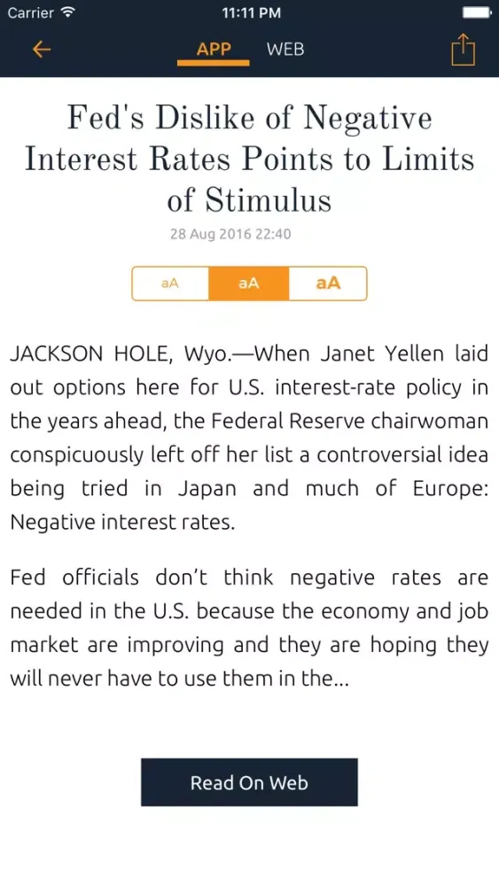 Capturas de pantalla de The Exchange Financial News