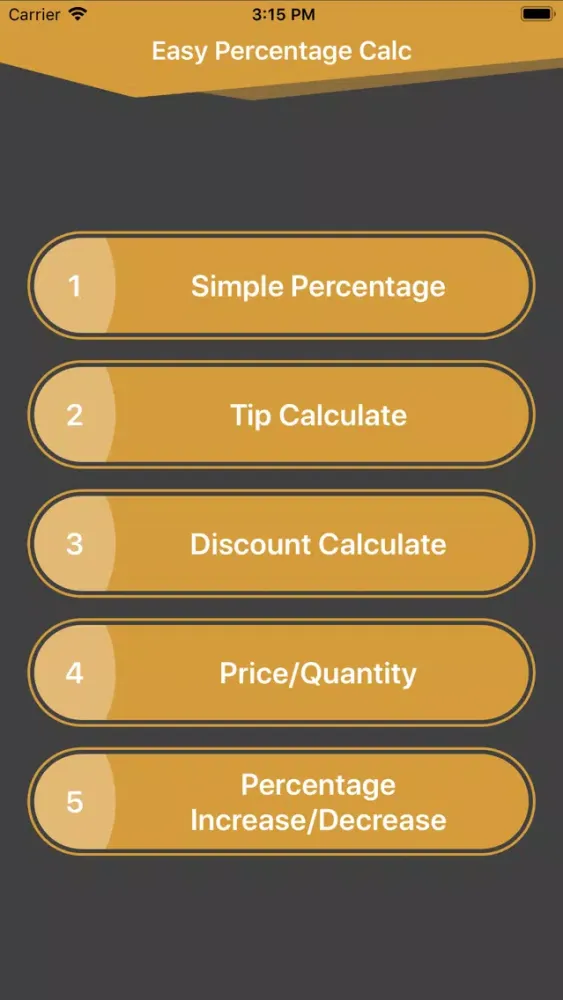 Easy Percentage Calc স্ক্রিনশট