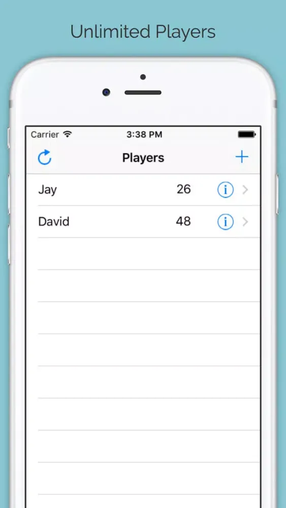 Captures d'écran de Card Game Score Keeper