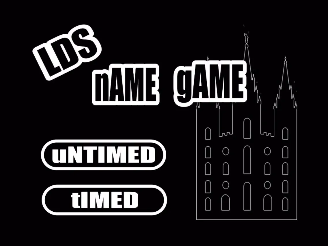 Capturas de pantalla de LDS Name Game Free iPad 