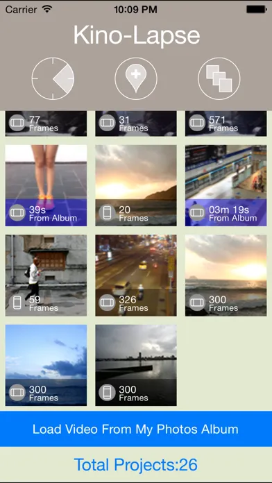 Screenshot di Kino-Lapse Lite, Easiest Time Lapse and Stop Motion App with Filter Effects.