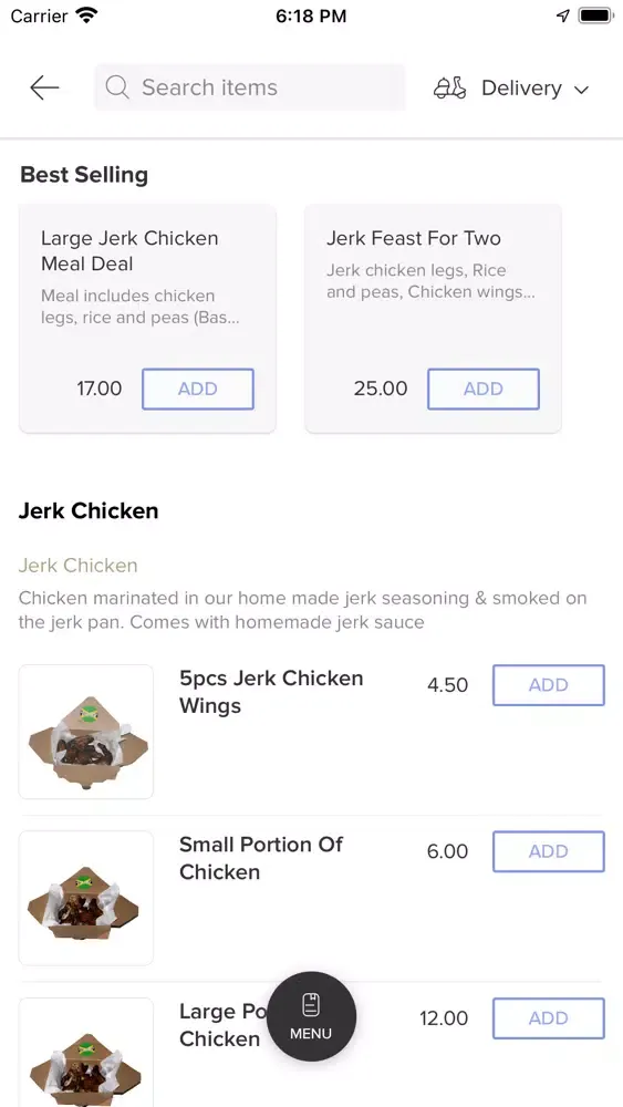 Jays Jerk Kitchen Screenshots