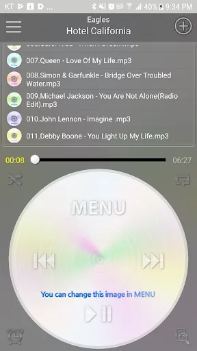Zrzuty ekranu MePlayer Music ( MP3 Player)