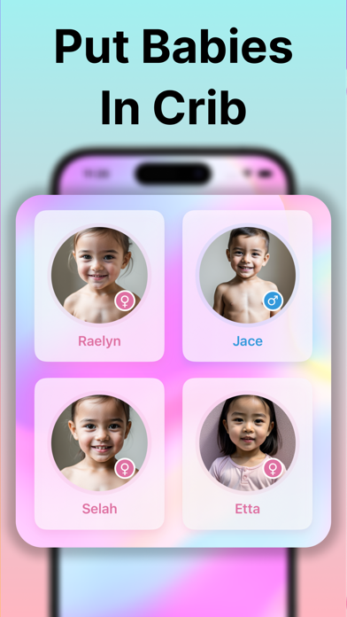 Tangkapan layar AI Baby Generator: Little Face